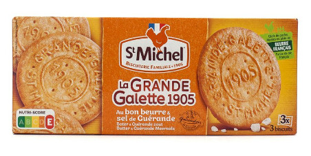 Bánh quy bơ St Michel Grande Galette vị muối 150g